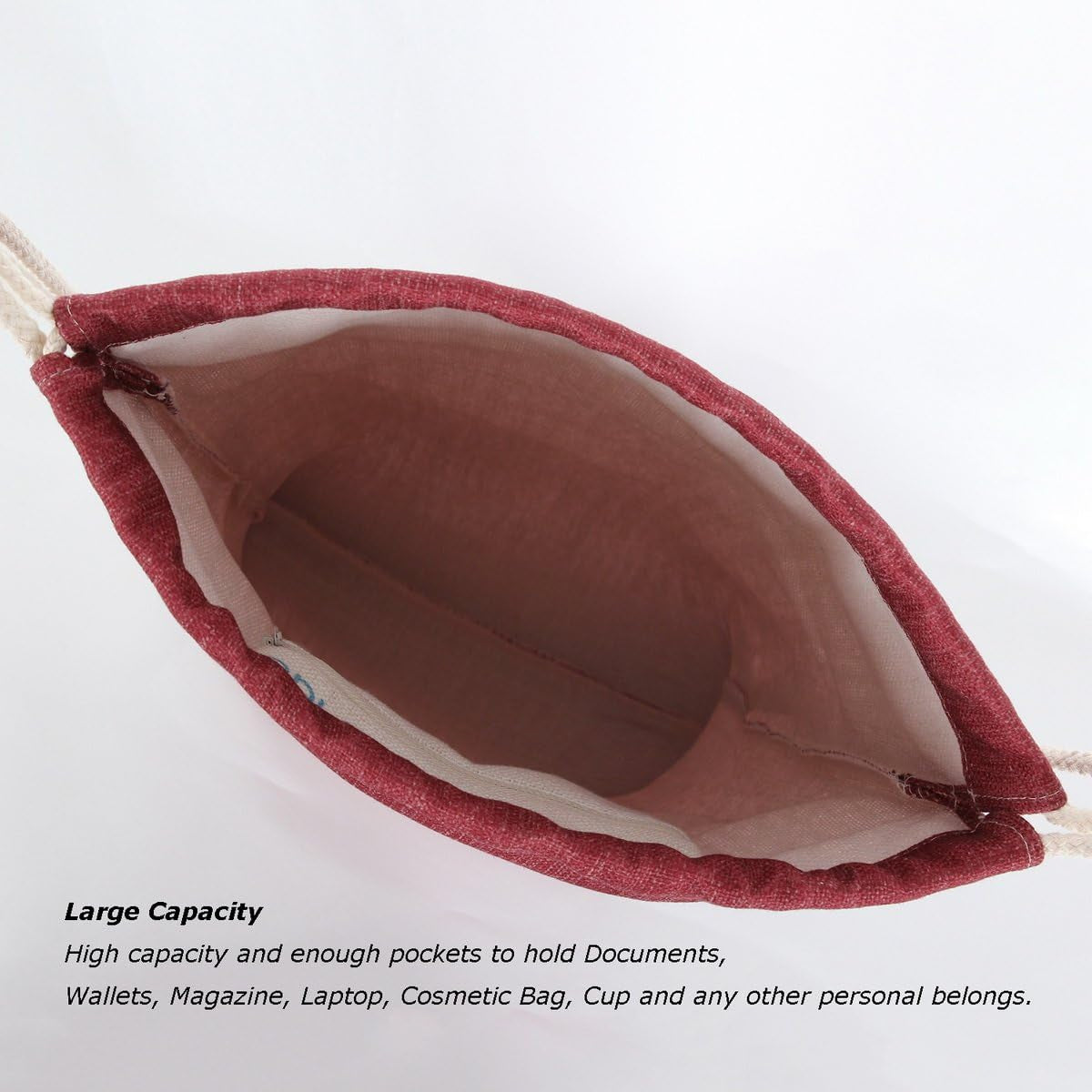 Versatile Canvas Drawstring Backpack for Beach, Sports, and Everyday Adventures!